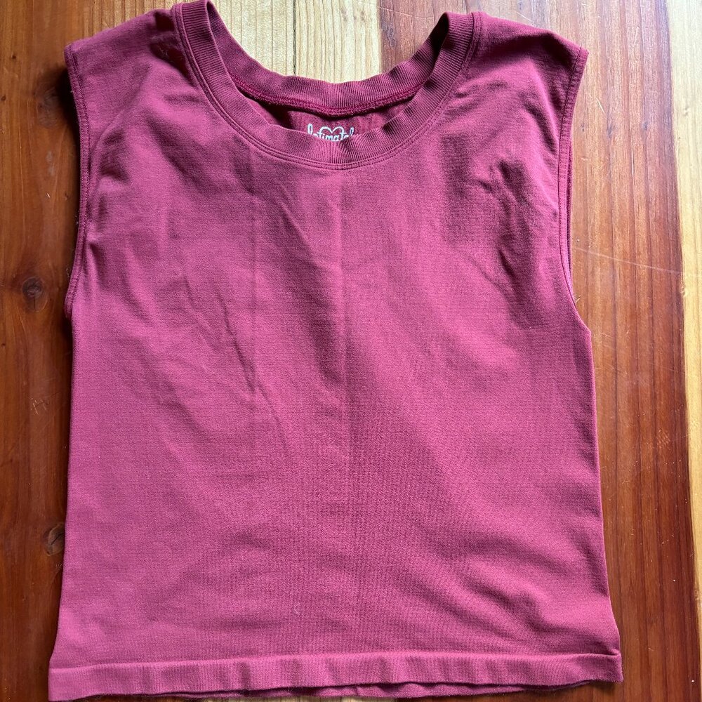 Red Stretch Tank - Free People